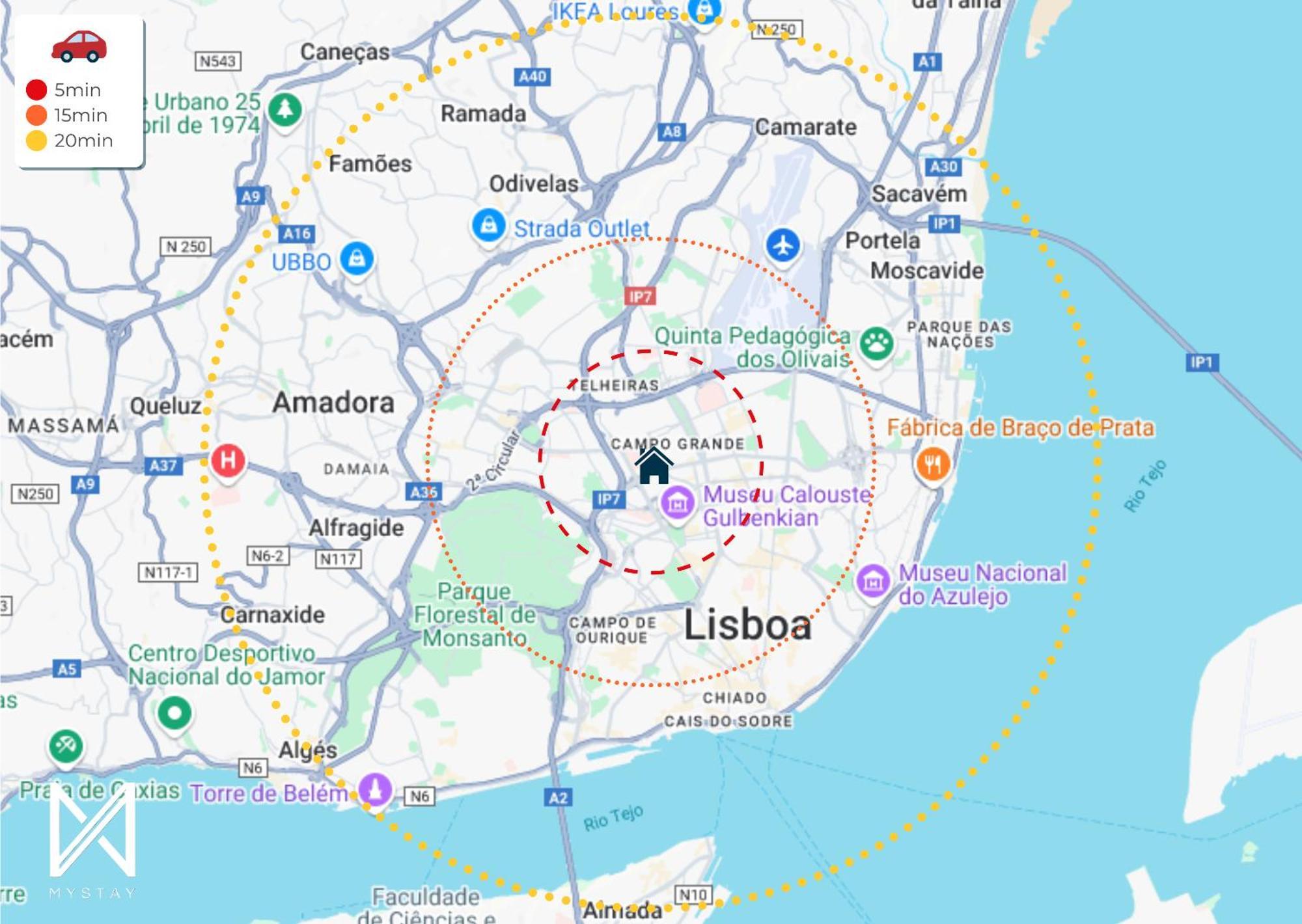 Appartement Mystay - Homie In Lissabon