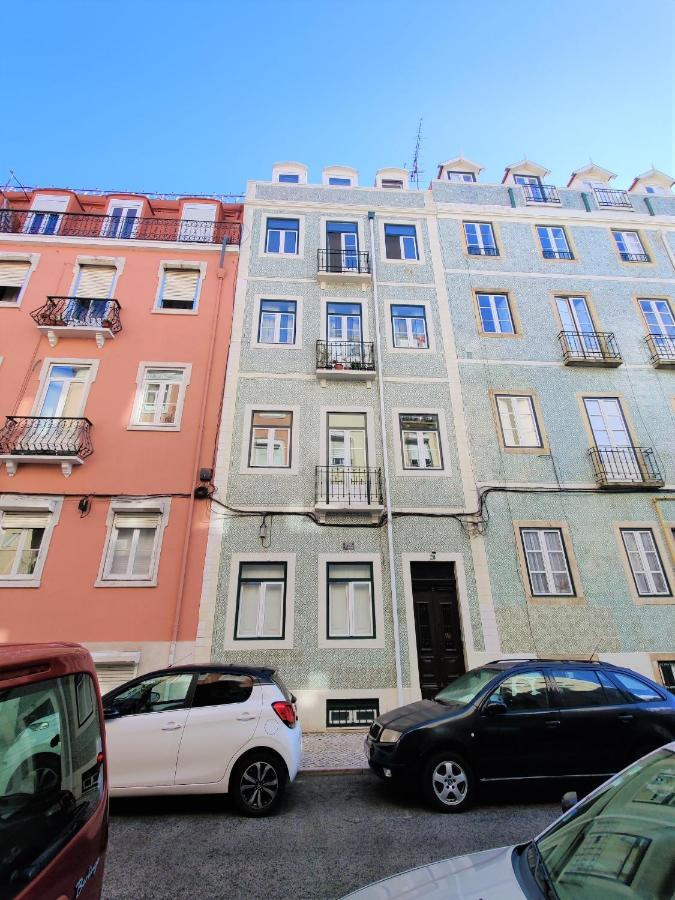 Apartment White & Blue Vintage In Graca Lissabon