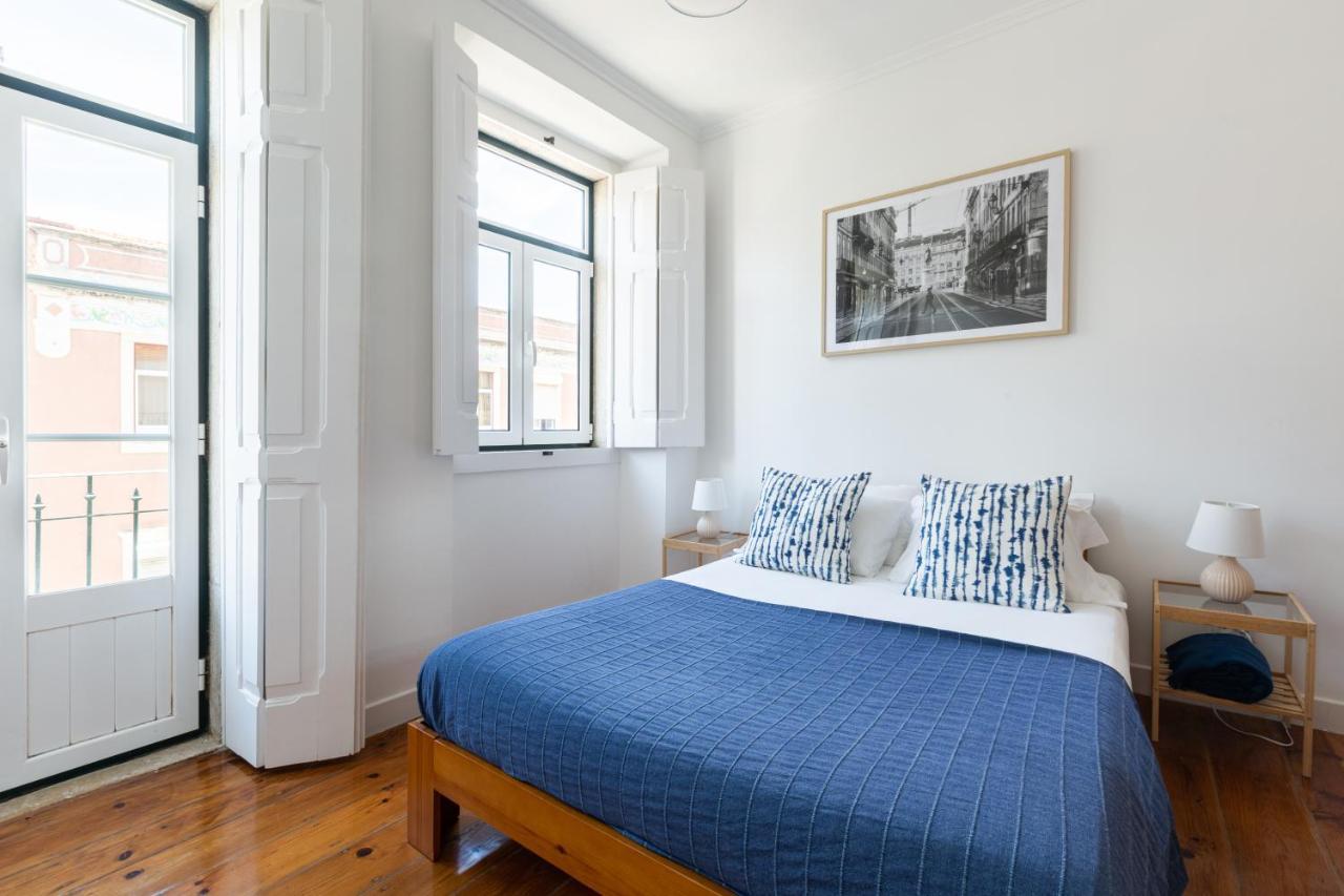 Apartment White & Blue Vintage In Graca *