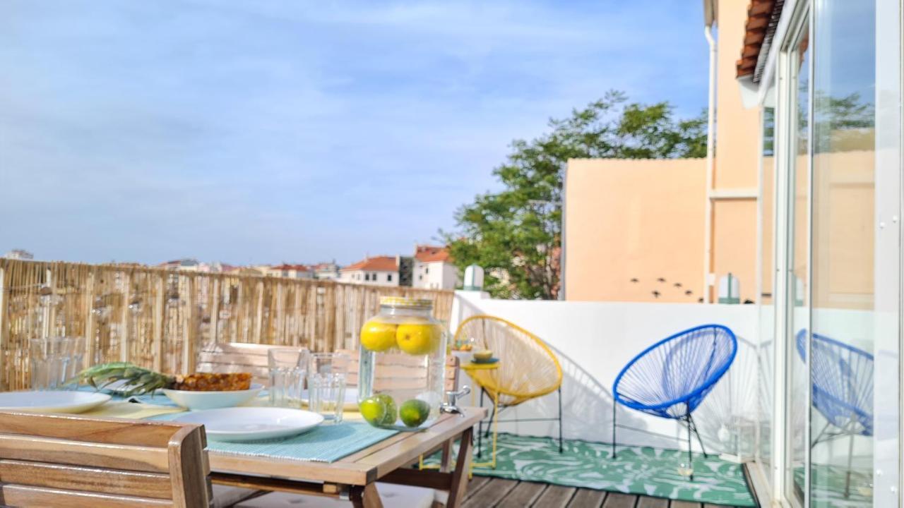 Happy - With A View, Private Terrace & Ac Appartement *