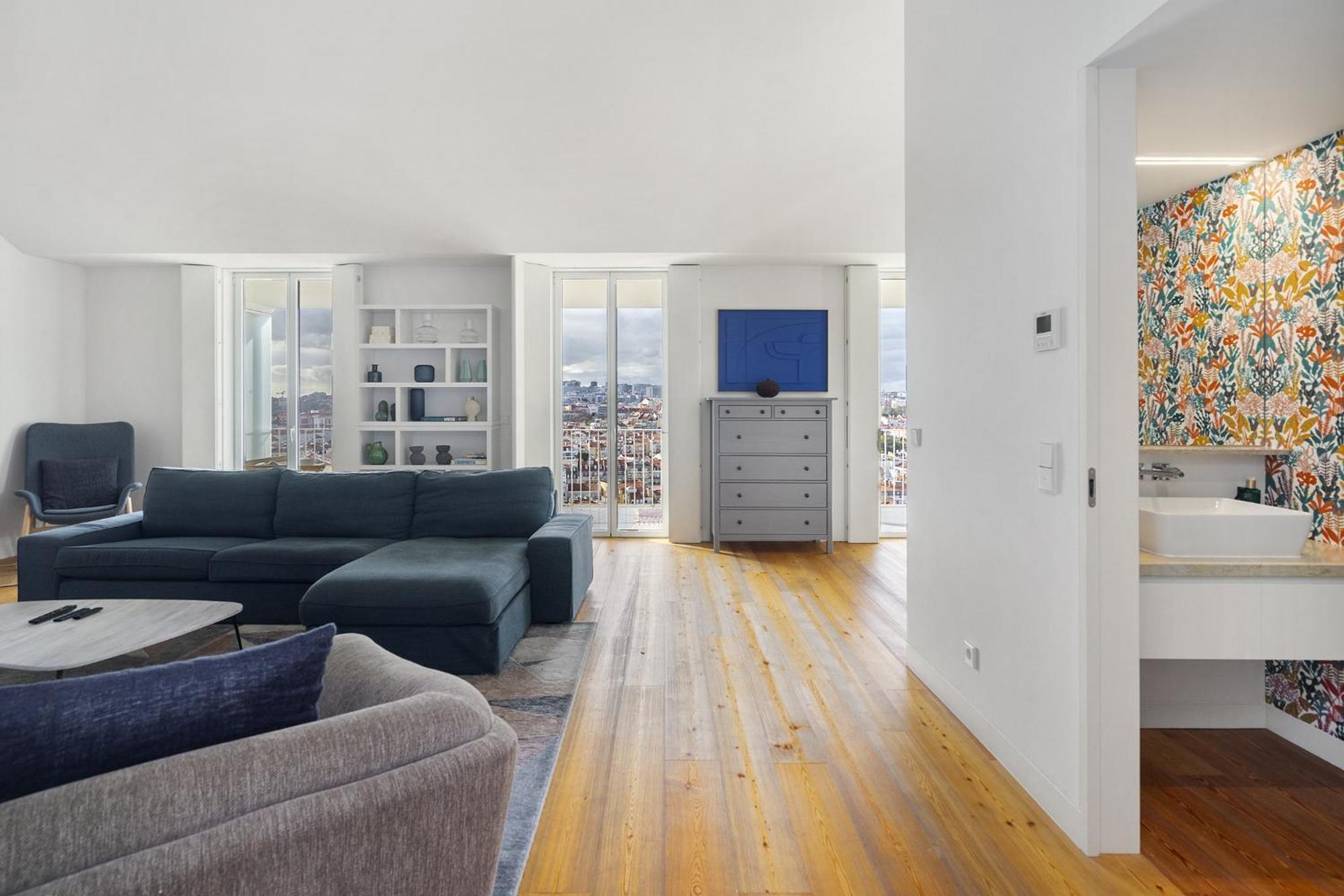 Apartment Whome Skyline Penthouse Luxury Living View, Ac & Elevator Lisbon