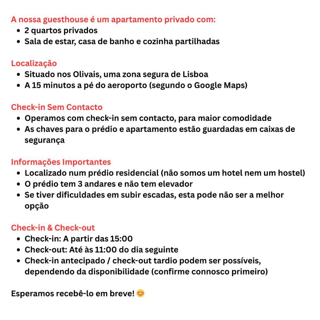 Séjour chez l'habitant Airport Lisboa