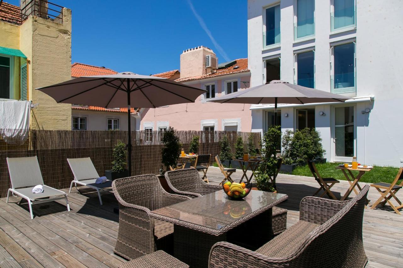 Gasthof Altido Stylish 5br With Big Terrace In Principe Real Lissabon