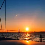 Sailboat In Belem, Romantic Sleep, Romantic Night.