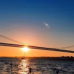 Sailboat In Belem, Romantic Sleep, Romantic Night.