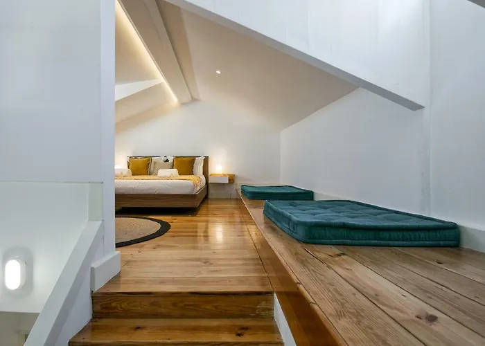 Hip Tailor Made Duplex Penthouse In Bairro Alto