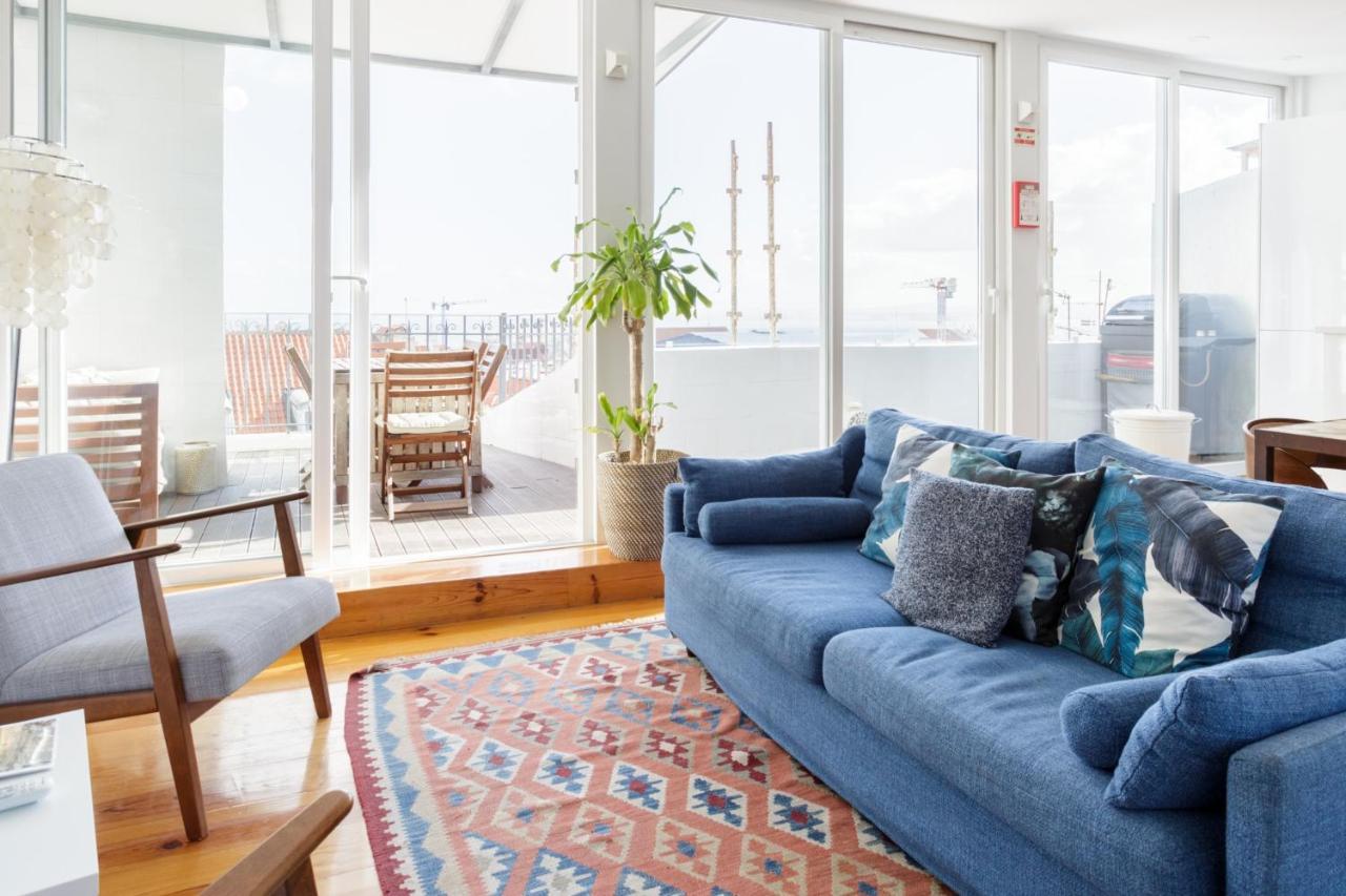 Amazing Rooftop Terrace With River And Historic View 4 Bedrooms 4 Bathrooms Ac 19th Century Building Chiado Lissabon