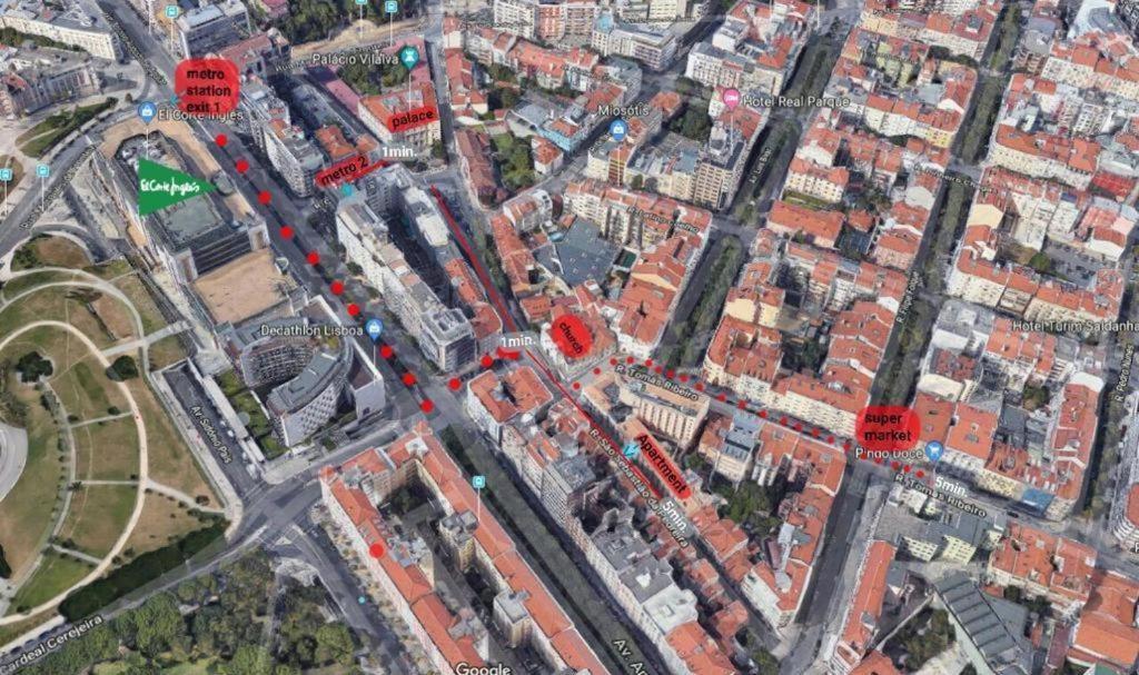 Romantic El Corte Ingles 2 Apartment Lisbon