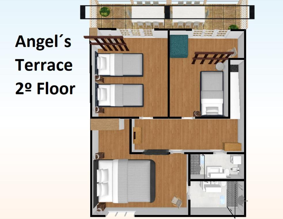 Apartamento Angel's Duplex Terrace Five Bedrooms