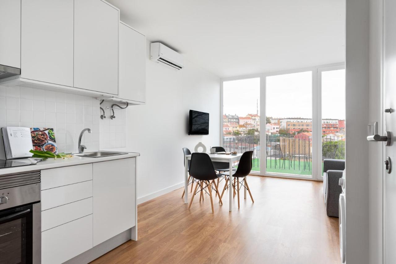Altido Brand New Elegant With Terraces In Ajuda Appartement *