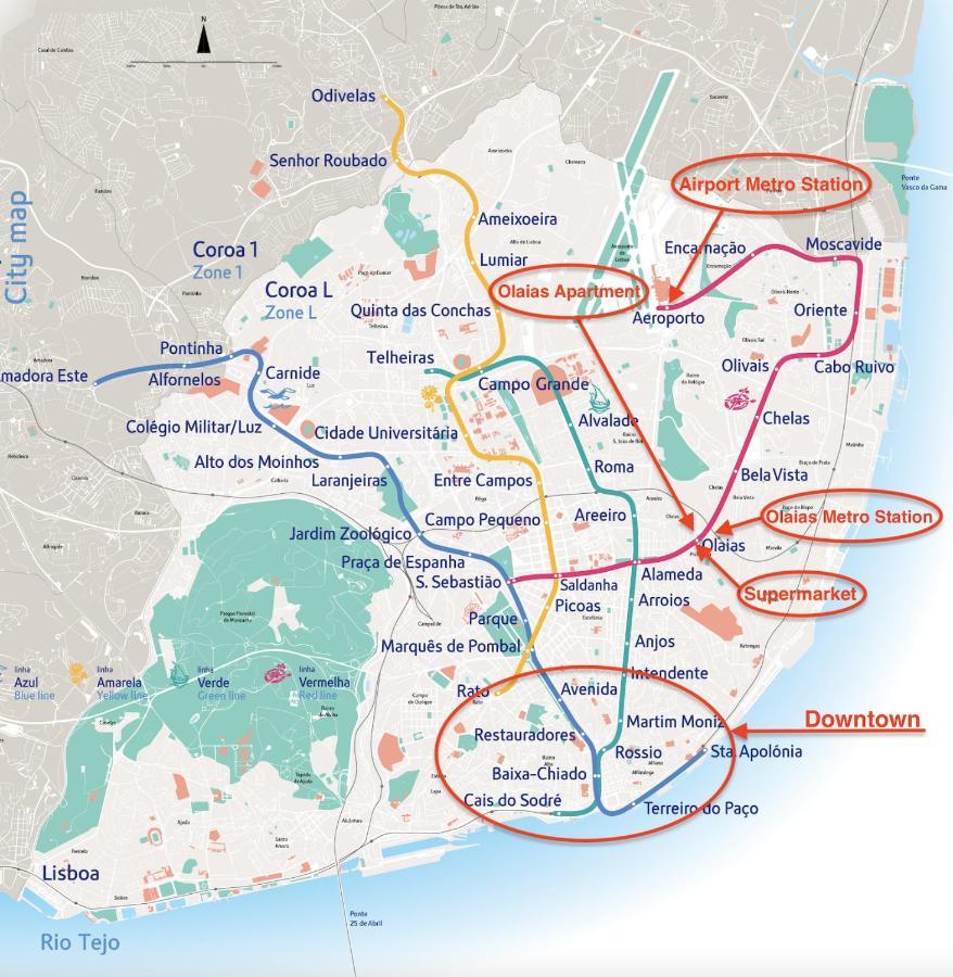 1-minute Walk To The Metro And 2 To The Supermarket Appartement Lisboa