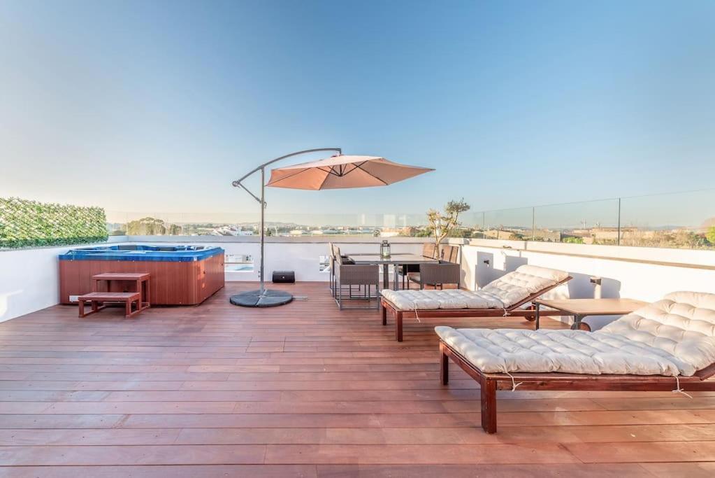 Appartement Sunny Private Rooftop Sauna & Hot Tub By Bentobox *