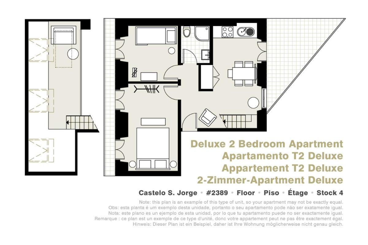 Serviced - Castelo S. Jorge Lissabon