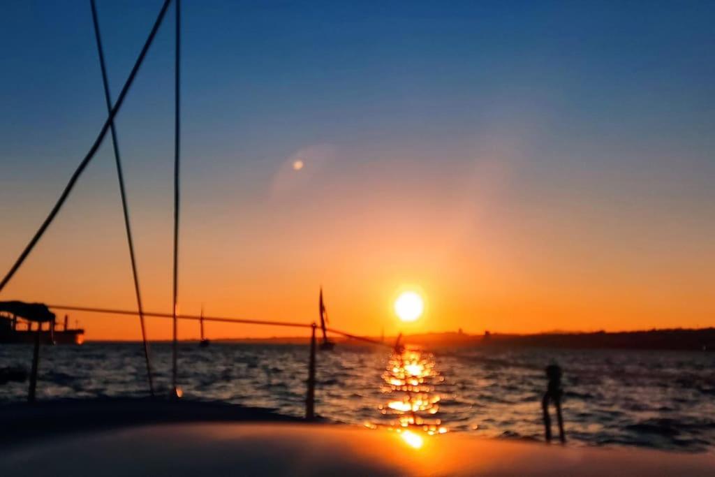 Sailboat In Belem, Romantic Sleep, Romantic Night.