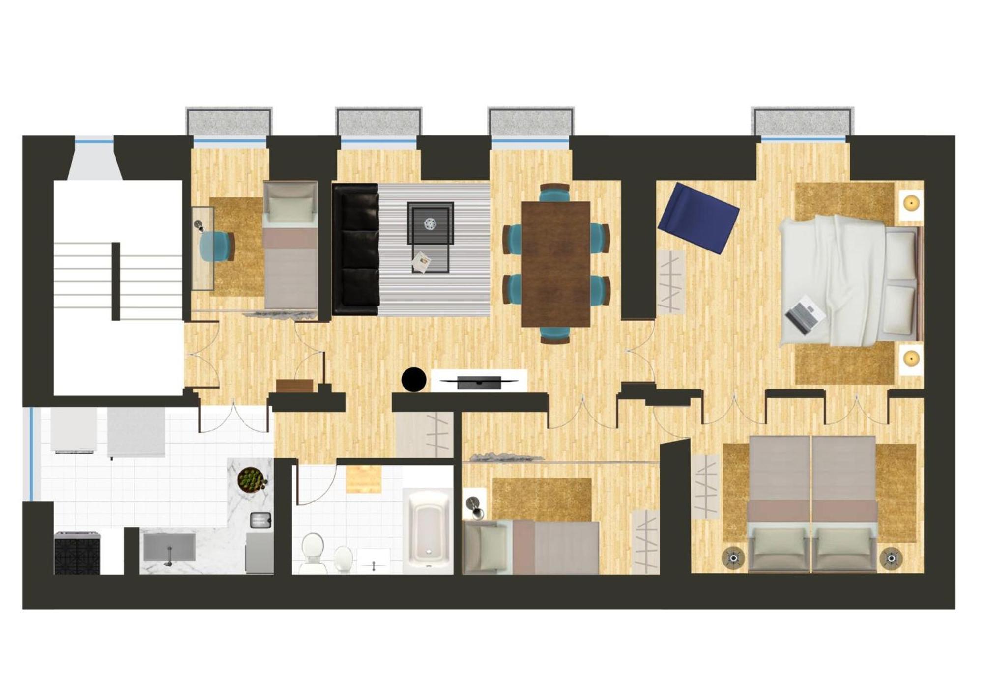 Apartment C2 Bairro Alto 18th Century Beautiful *