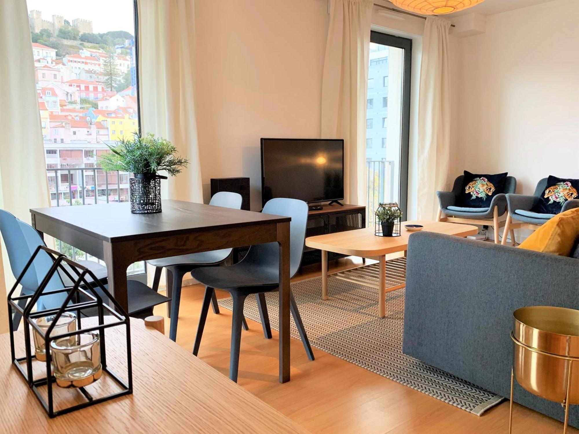 Mm3 Very Baixa-rossio! Castle View And Free Parking! Apartamento *