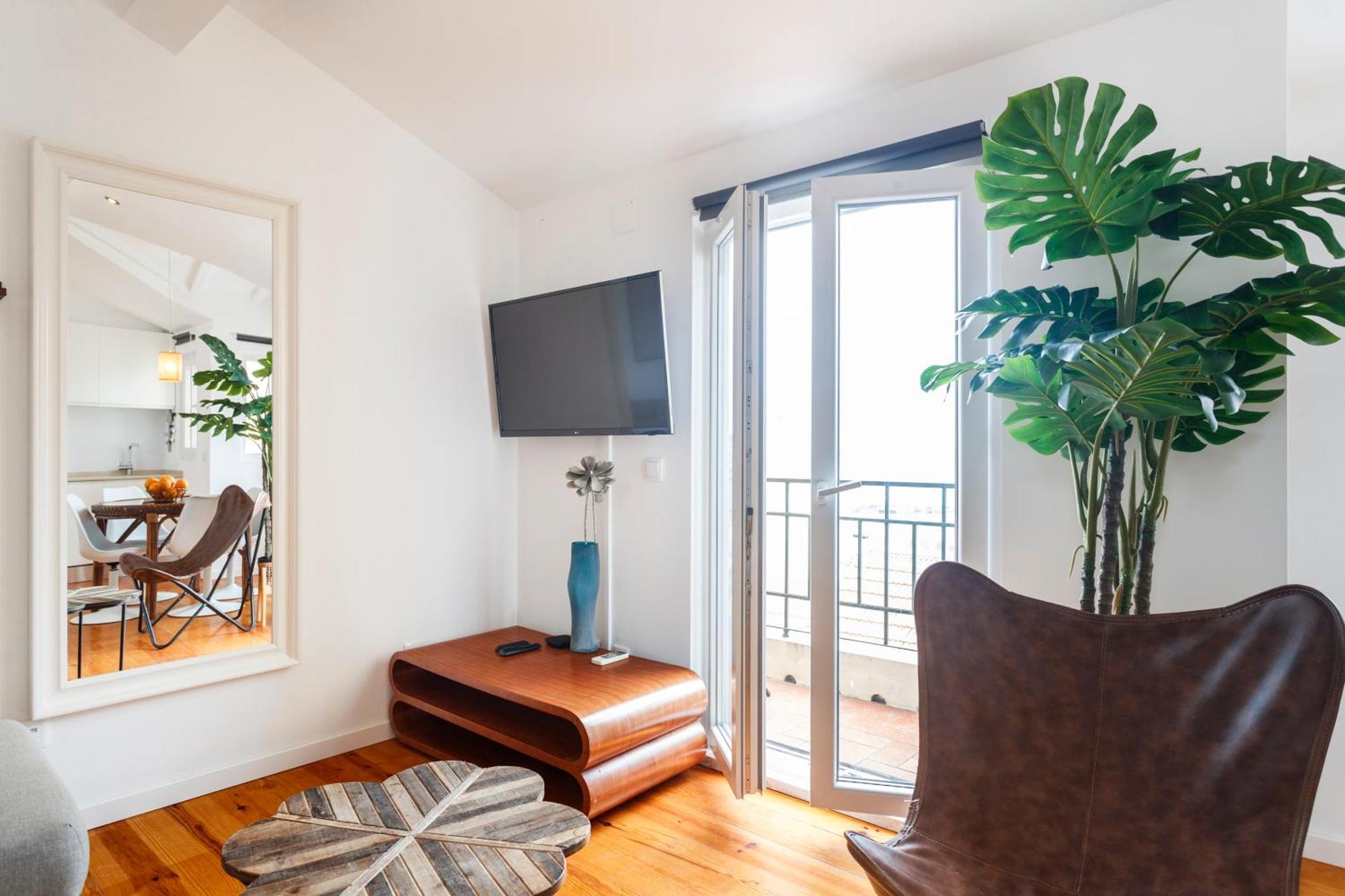 Bica Blue 1br Loft W Riverview N Ac By Lu Holidays Appartement Lisboa