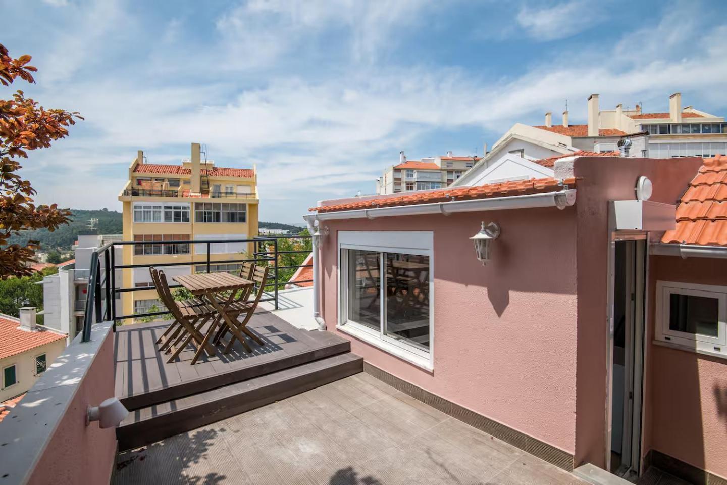 Apartment Rooftop With Terrace And A View By Amoreiras Lissabon