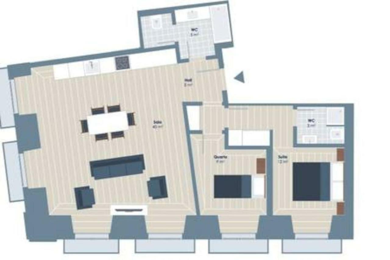 New! Unique 2 Bdr River View Baixa Alfama C Appartement