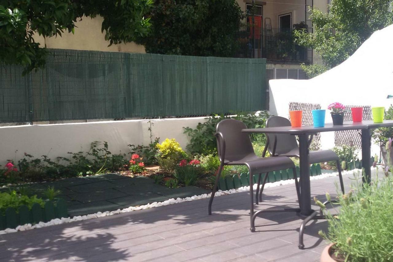 Sunny Orange Garden In