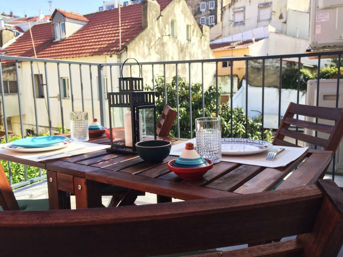 Apt Lumineux Terrasse Principe Real Lissabon