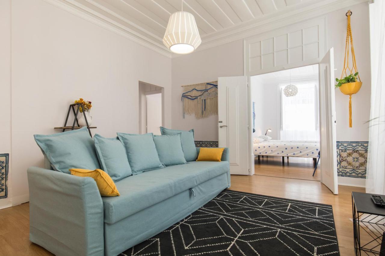 Apartment Blue Tiles In Center Lissabon