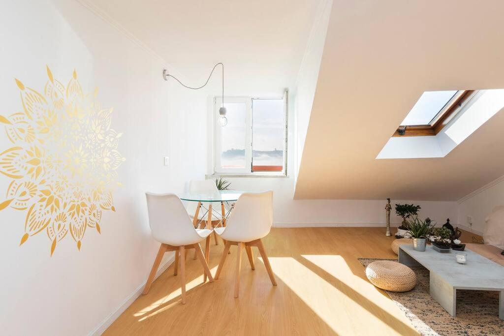 Romantic Rooftop Apart W/ River View Ac Heating * Lisboa