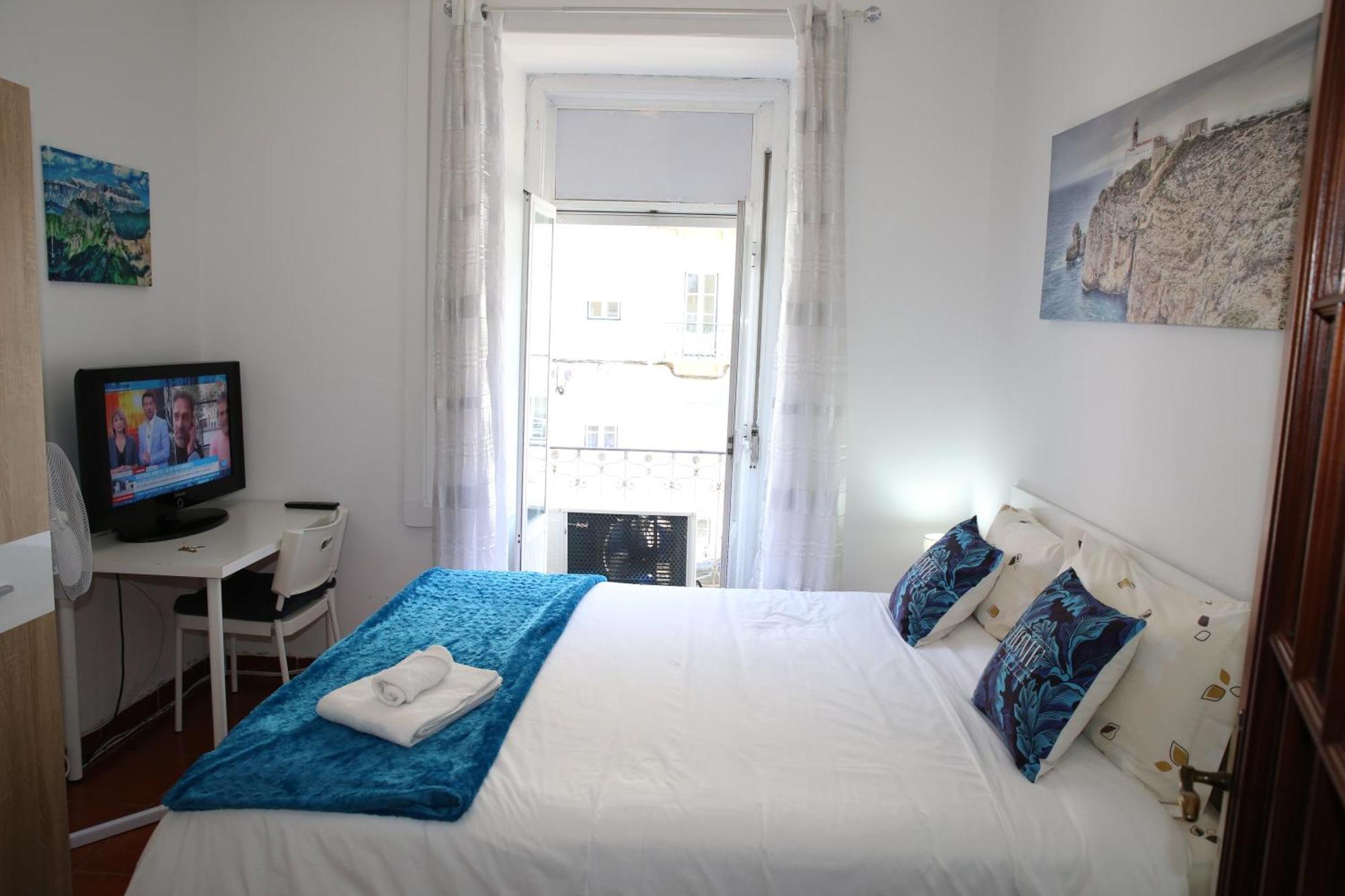Bedroom Elegance Blue Quarto em Acomodações Particulares *