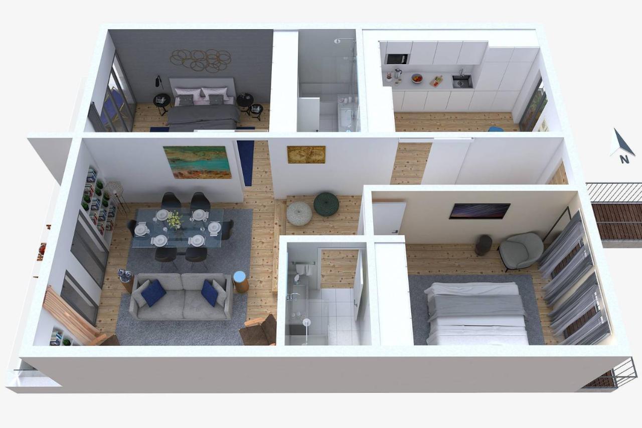 2bdr With Balcony By Lovelystay