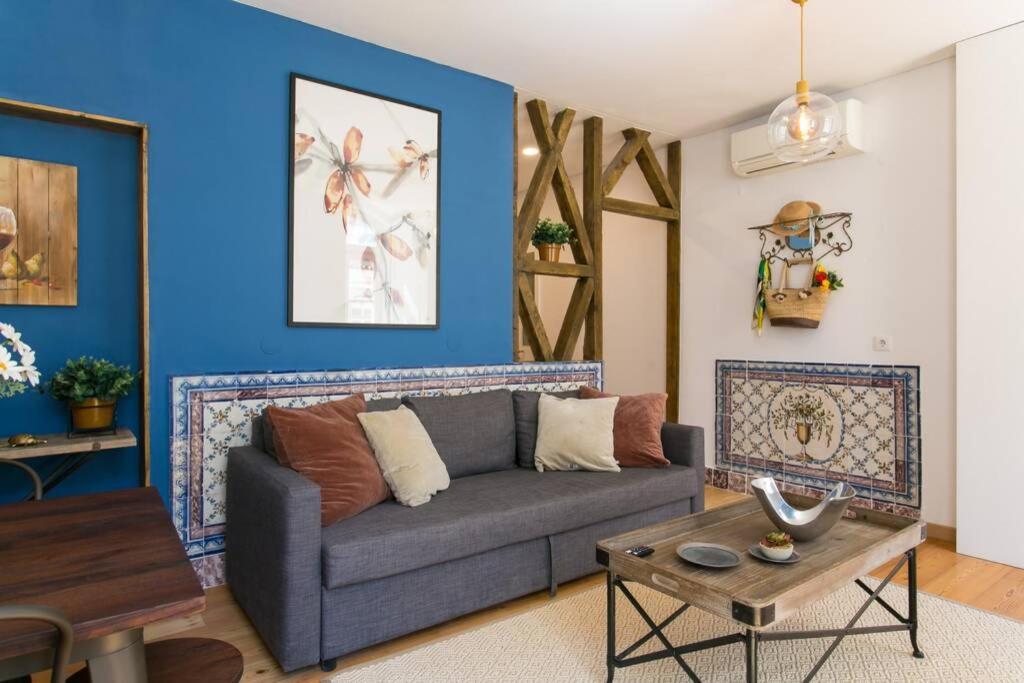 Jp39 - Baixa 18th Century Tiles With 2 Bdr! Appartement Lisboa