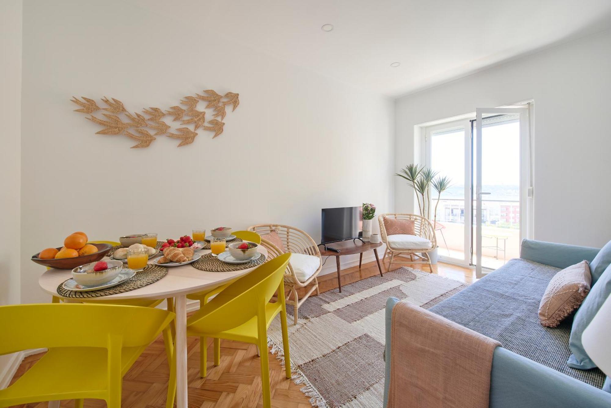 Belem River View W Amazing Balcony, By Timecooler Appartement